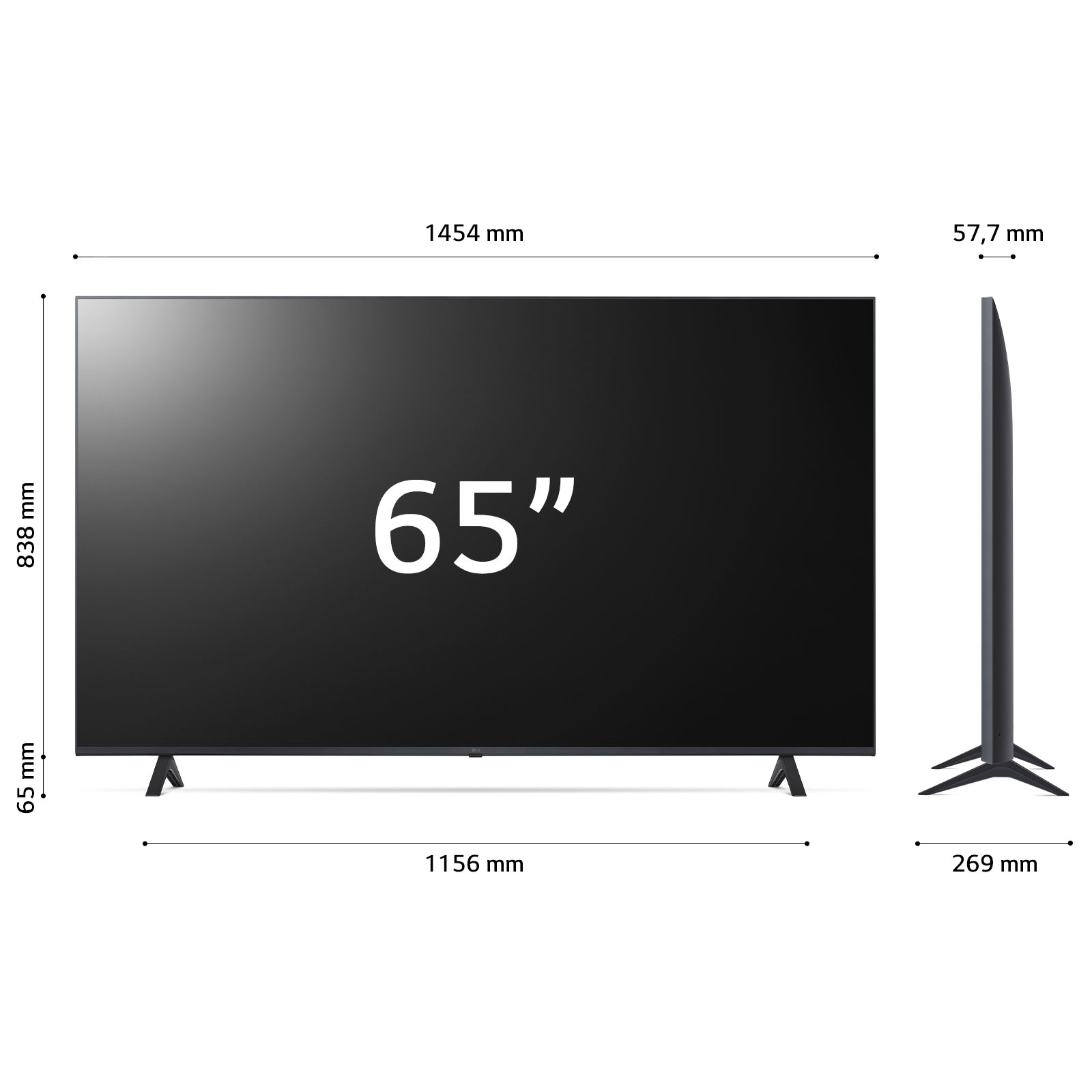 Smart TV lg electronics 65UR78006LK 65 pouces 4K LEDLCD — photo 3