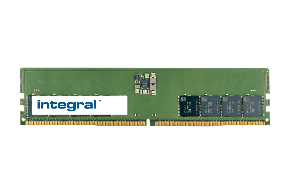 Integral 16GB PC RAM MODULE DDR5 4800MHZ PC5-38400 UNBUFFERED NON-ECC DIMM 1.1V 2GX8 CL40 EQV. TO AD525903 FOR DELL