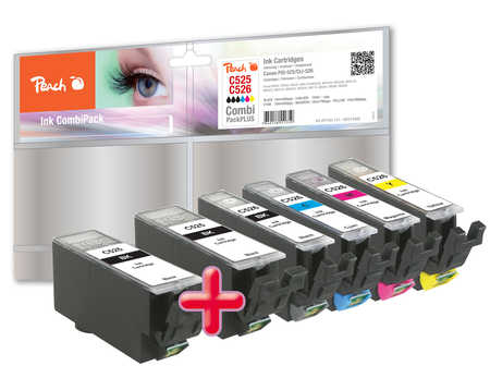 Peach 314466 ink cartridge 6 pc(s) Black, Cyan, Magenta, Photo black, Yellow