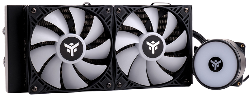 itek EVOLIQ 240 Processor All-in-one liquid cooler Black image 2