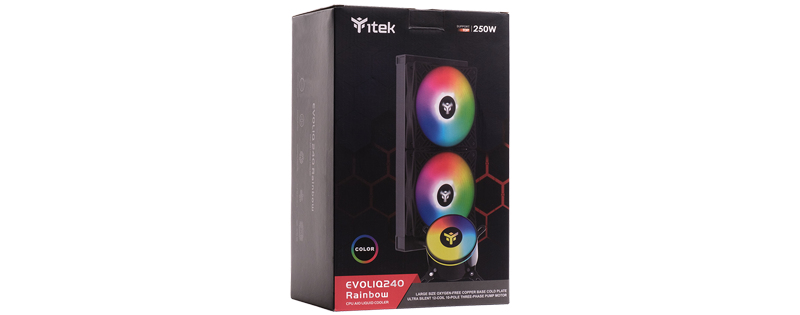 itek EVOLIQ 240 Processor All-in-one liquid cooler Black image 8