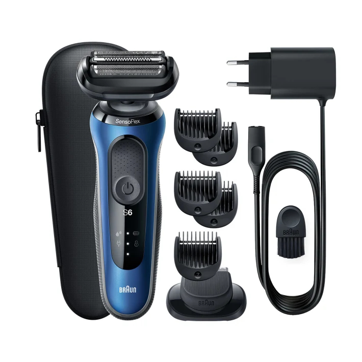 Braun Series 6 61-B1500s Foil shaver Trimmer Blue – image 2