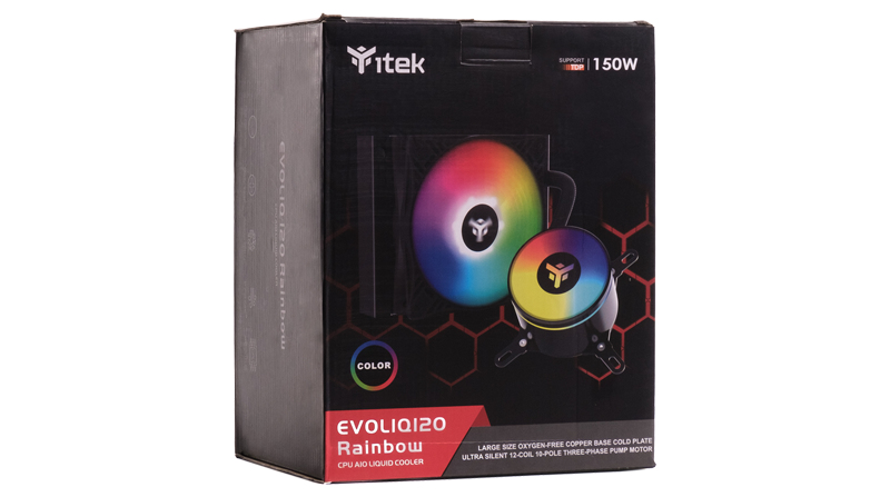itek EVOLIQ 120 Processor All-in-one liquid cooler Black image 8