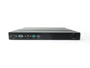 LevelOne 17" LCD KVM Rack Console, German K/B – image 4