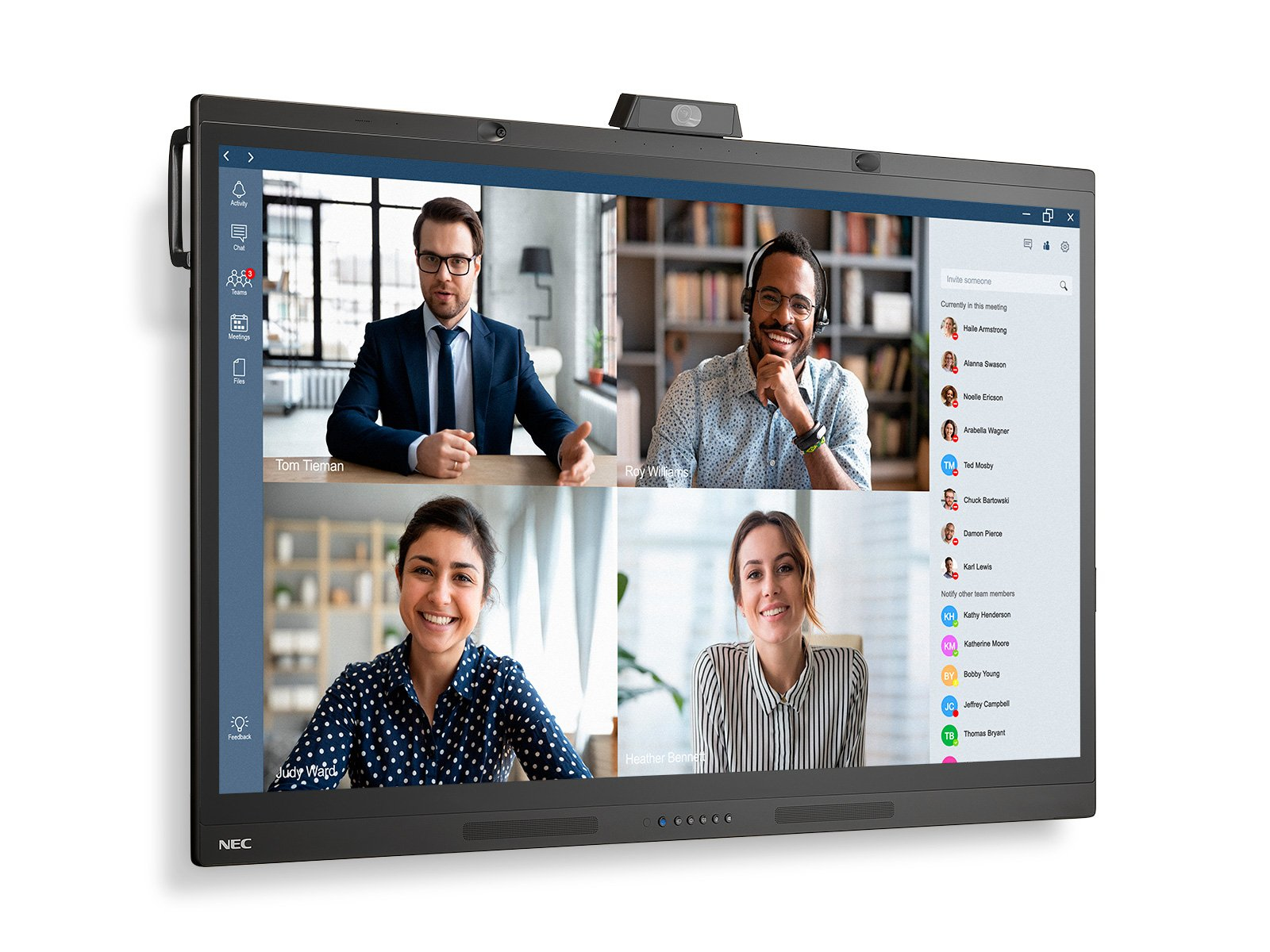 NEC WD551 tableau blanc interactif 139,7 cm (55 ) 3840 x 2160 pixels Écran tactile Neuf — photo 15