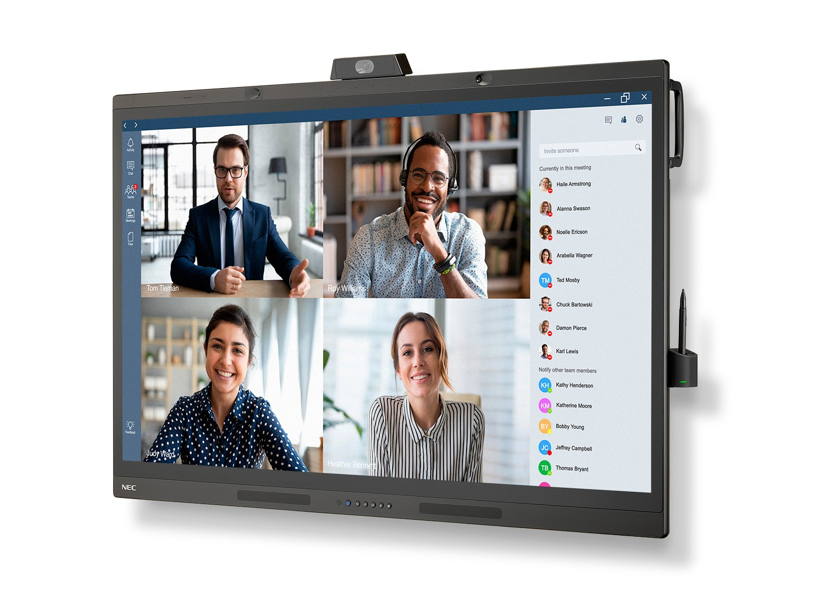 NEC WD551 tableau blanc interactif 139,7 cm (55 ) 3840 x 2160 pixels Écran tactile Neuf — photo 12