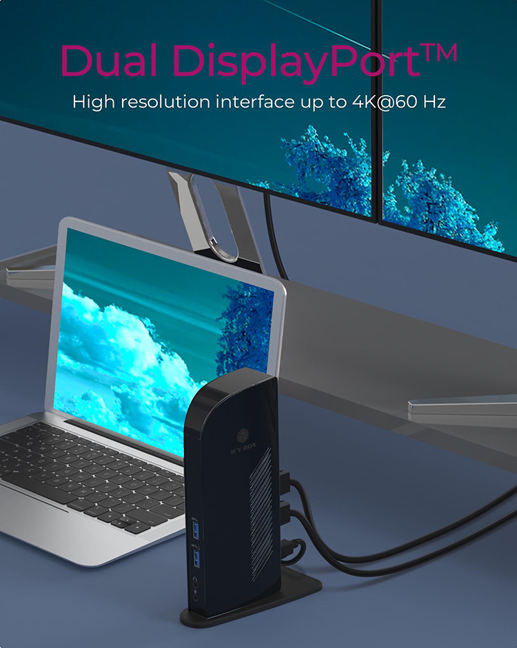 ICY BOX IB-DK2242AC Wired USB 3.2 Gen 1 (3.1 Gen 1) Type-A Black – image 7