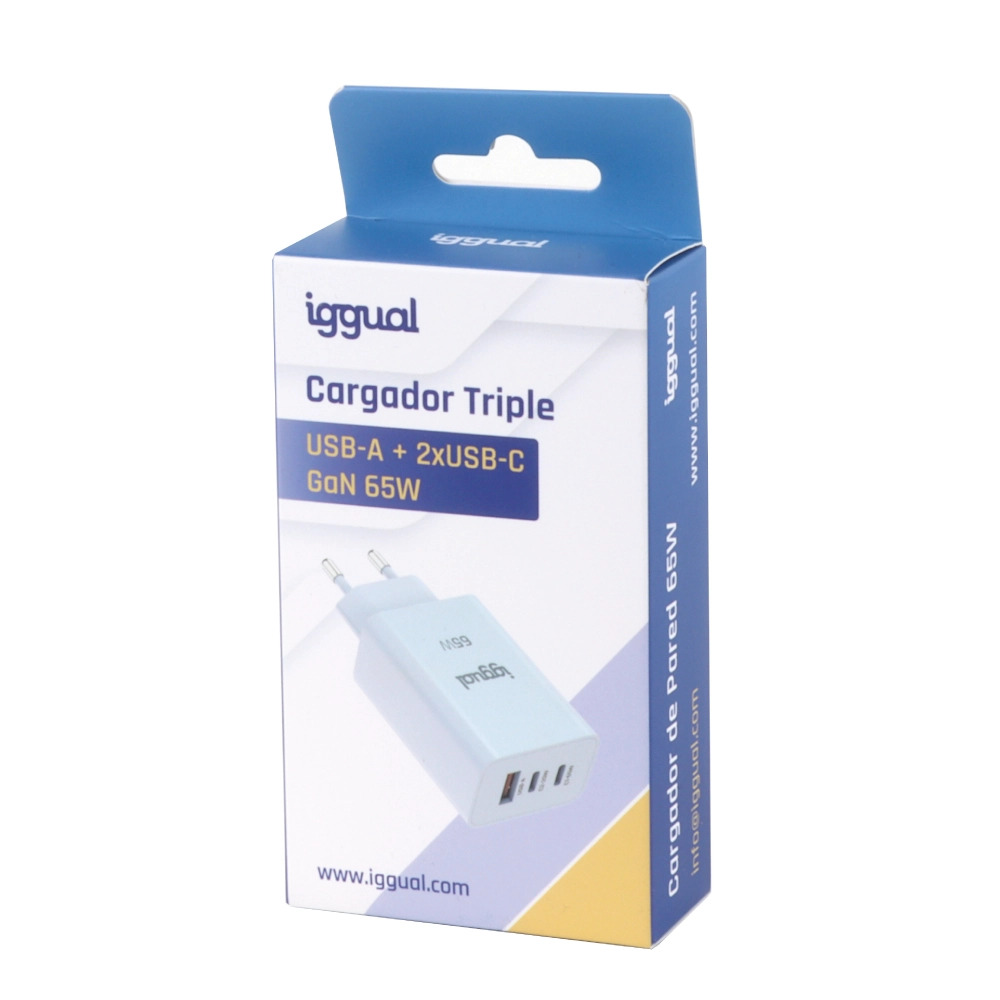 iggual IGG320501 mobile device charger Smartphone, Mobile phone, Tablet White AC Fast charging Indoor – image 3