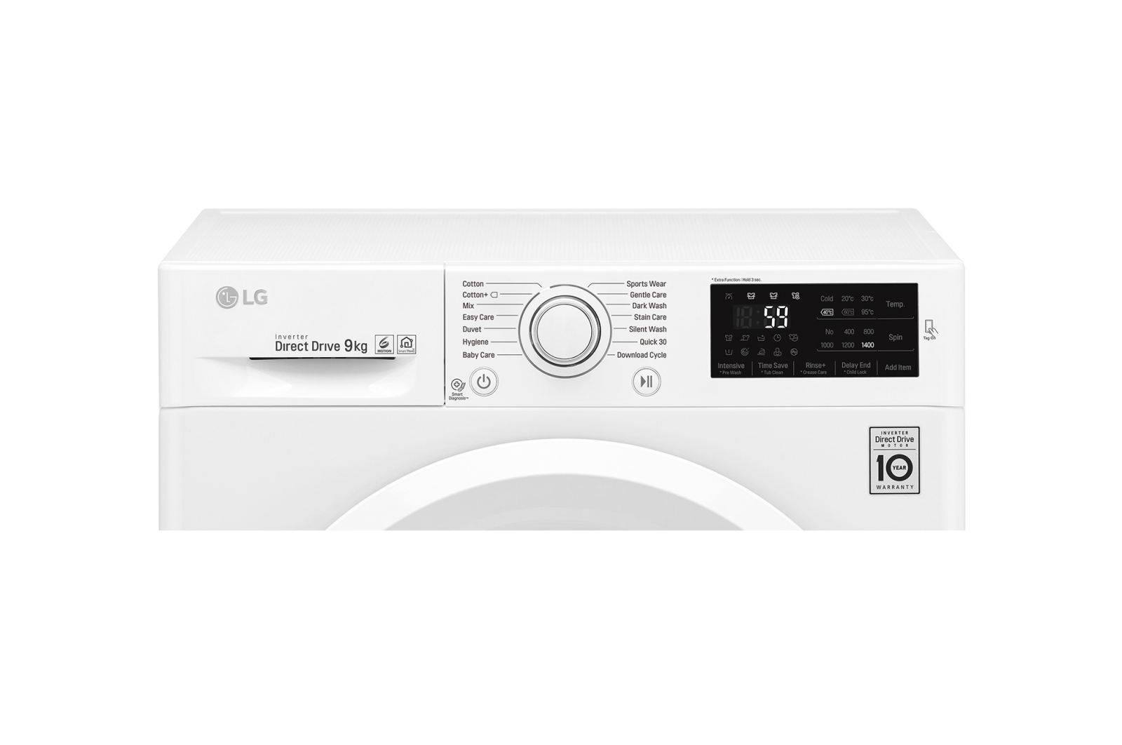 LG F94J53WH washing machine Front-load – image 3