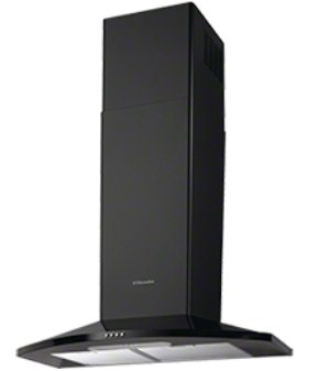 Electrolux EFC60465OK cooker hood Wall-mounted Black 600 m³/h