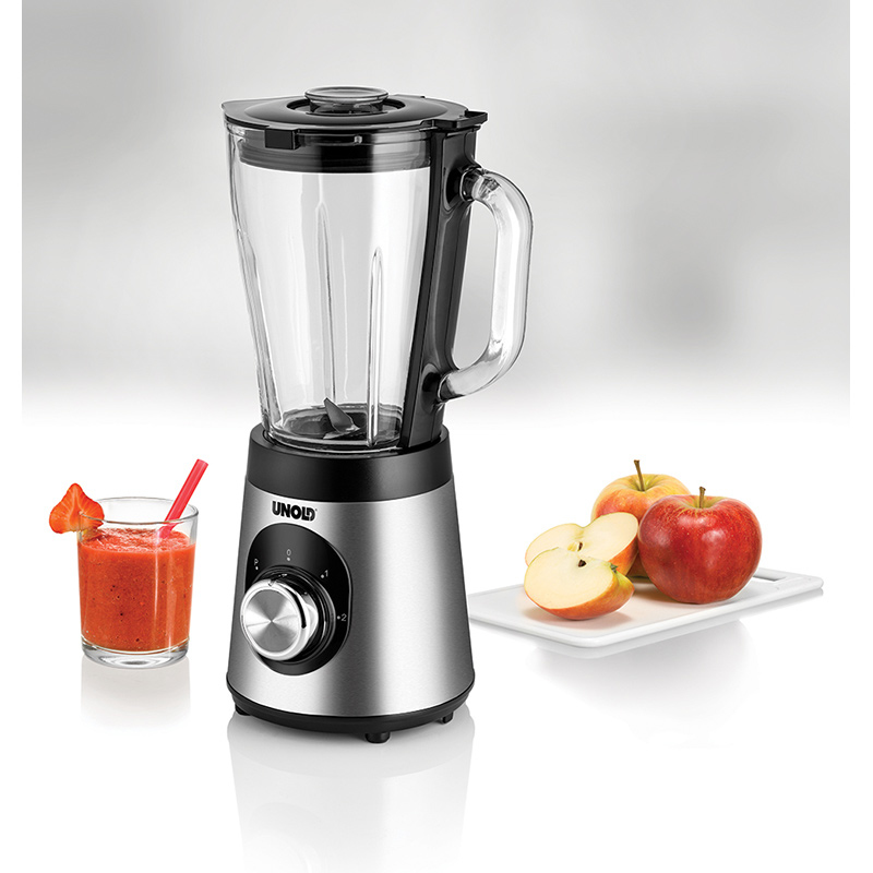 Unold Edel 1.5 L Tabletop blender 500 W Black, Stainless steel, Transparent – image 8
