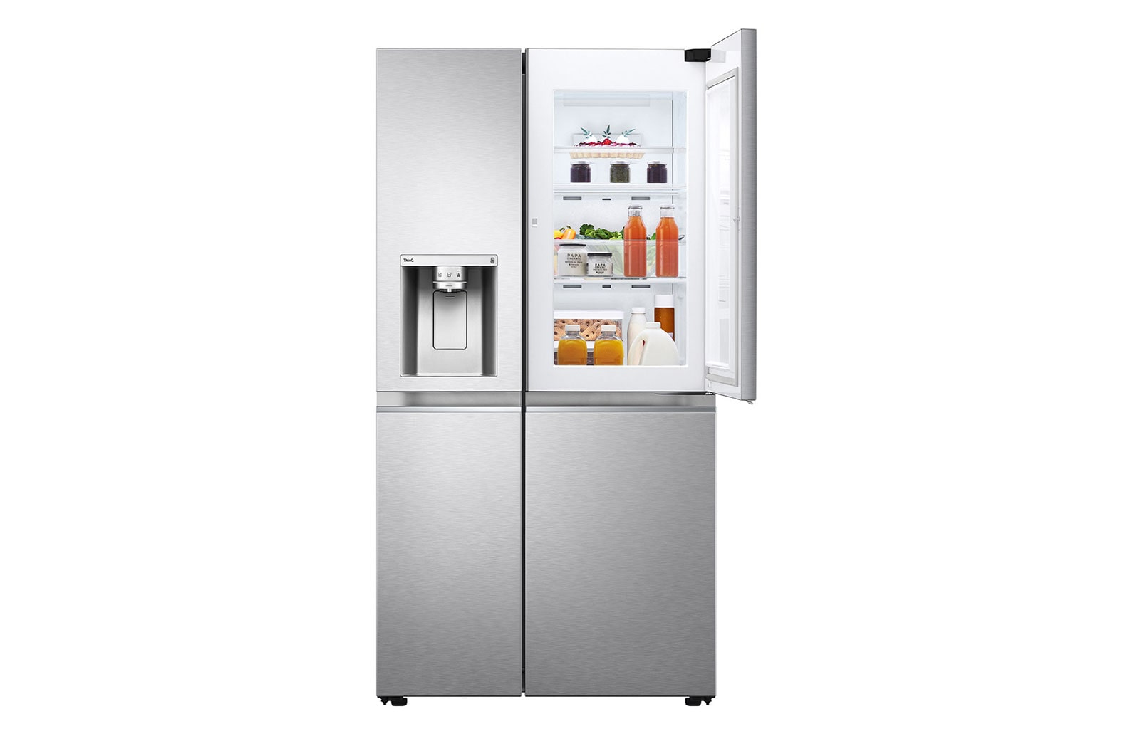 LG VS22JS side-by-side refrigerator Freestanding Stainless steel – image 7