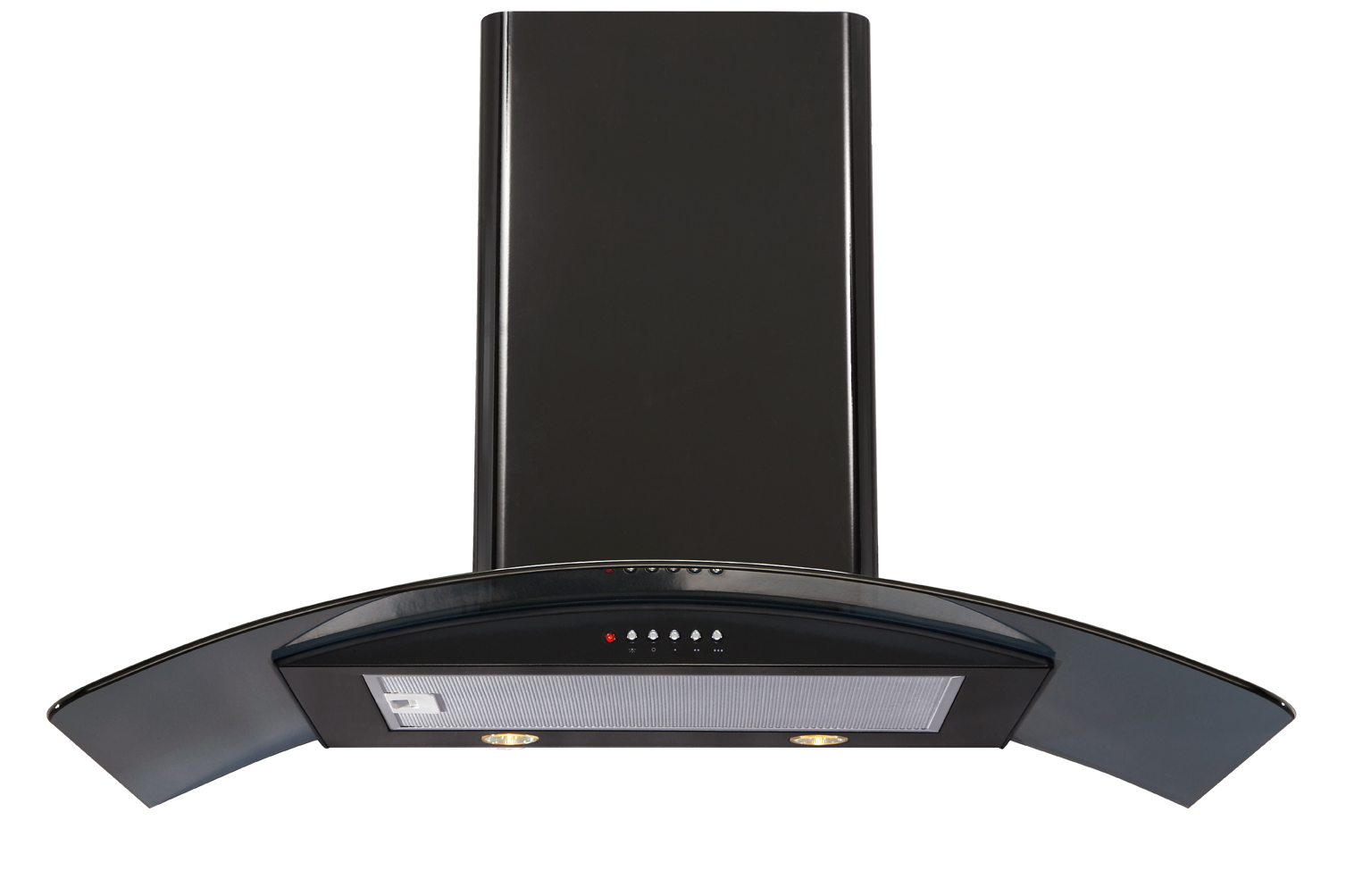 CDA CPX9BL cooker hood Wall-mounted Black 580 m³/h