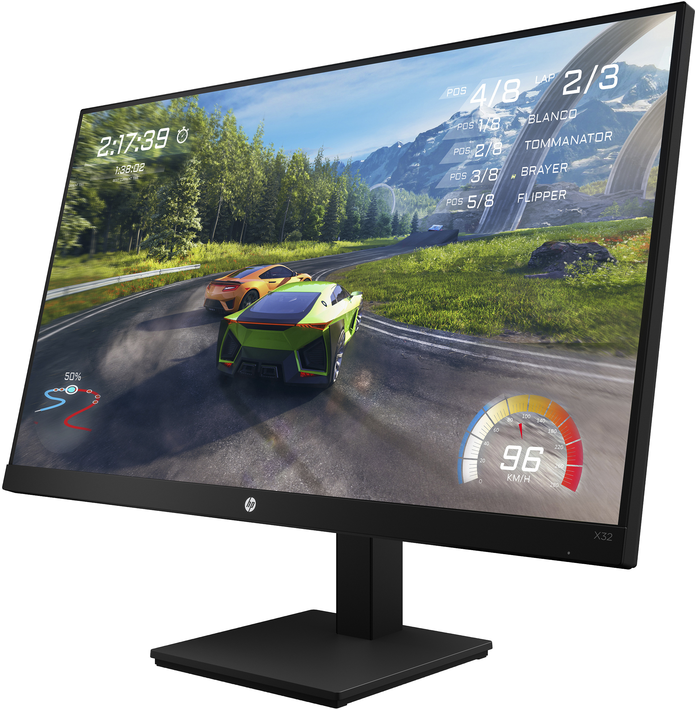 HP X32 computer monitor 80 cm (31.5″) 2560 x 1440 pixels Quad HD Black image 2