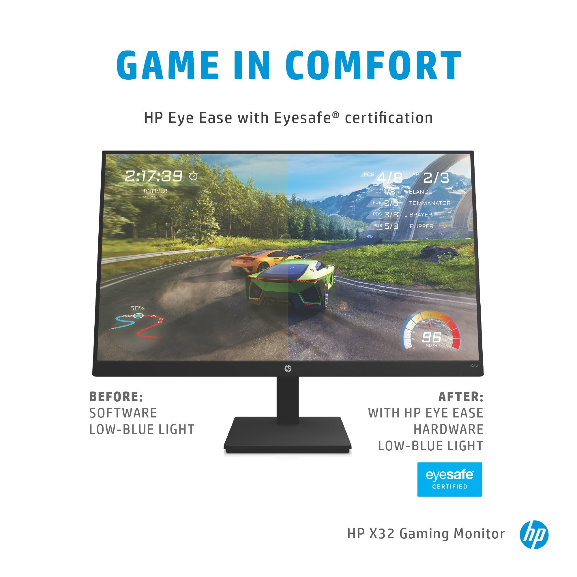 HP X32 computer monitor 80 cm (31.5″) 2560 x 1440 pixels Quad HD Black image 6