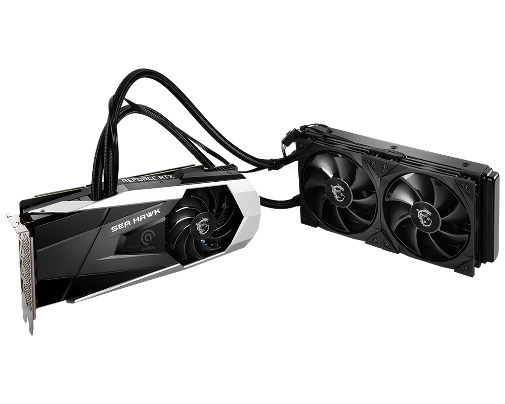 MSI SEA HAWK GeForce RTX 3080 X 10G (LHR) NVIDIA 10 GB GDDR6X image 5