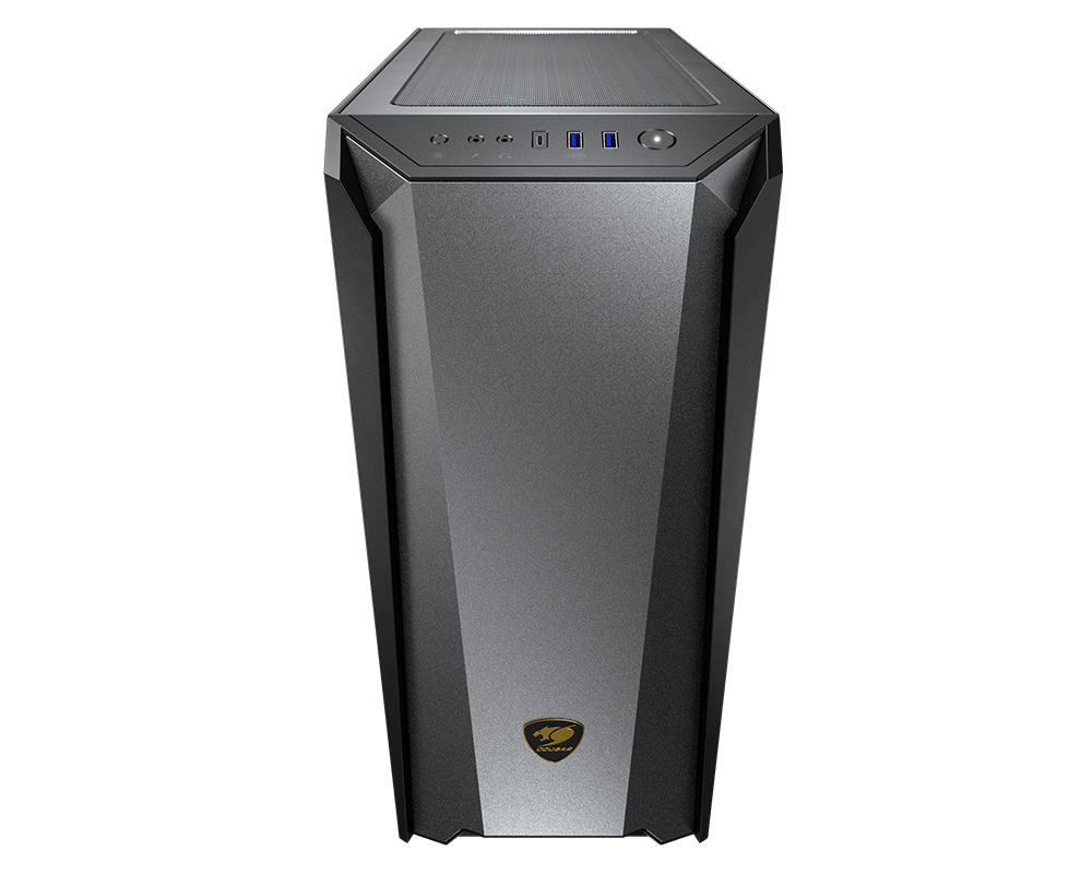 Gabinete Gamer COUGAR MX660 Iron RGB - Media Torre - E-ATX/ATX/Micro ATX/Mini-ITX - 1 Ventilador VK120 - Panel Lateral - RGB - 385BMS0.0006