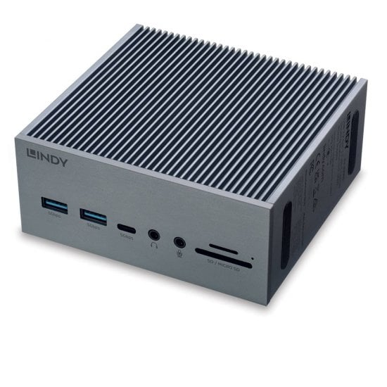 Lindy 43351 laptop dock/port replicator Docking USB 3.2 Gen 1 (3.1 Gen 1) Type-C Grey – image 4