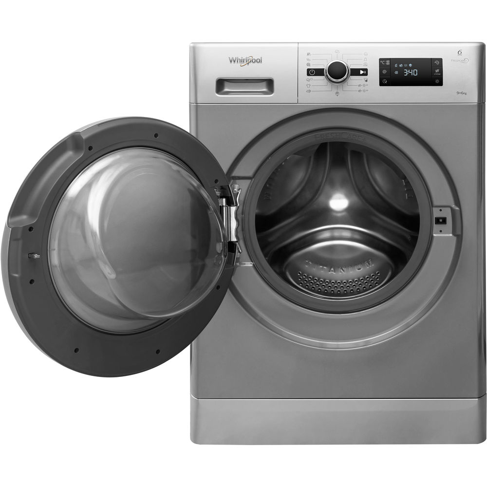 Whirlpool FWDG96148SBS washer dryer Freestanding Front-load Silver – image 9