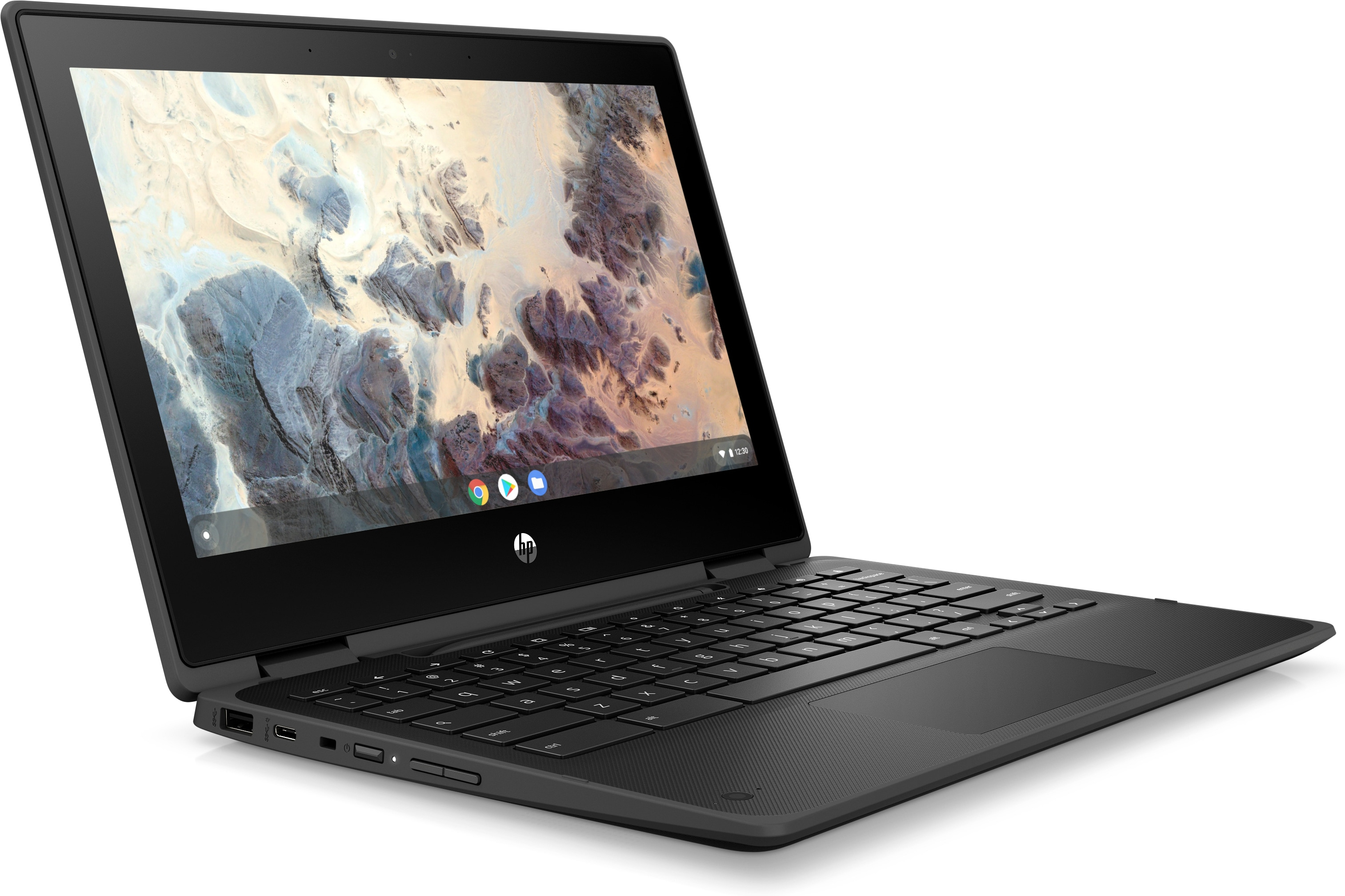 HP Chromebook x360 11 G1 EE 29,5 cm (11.6) Pantalla táctil HD Intel®  Celeron® N3350 8 GB LPDDR4-SDRAM 64 GB eMMC ChromeOS Negro