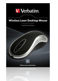 Verbatim Wireless Laser Desktop Mouse (Black) – image 2