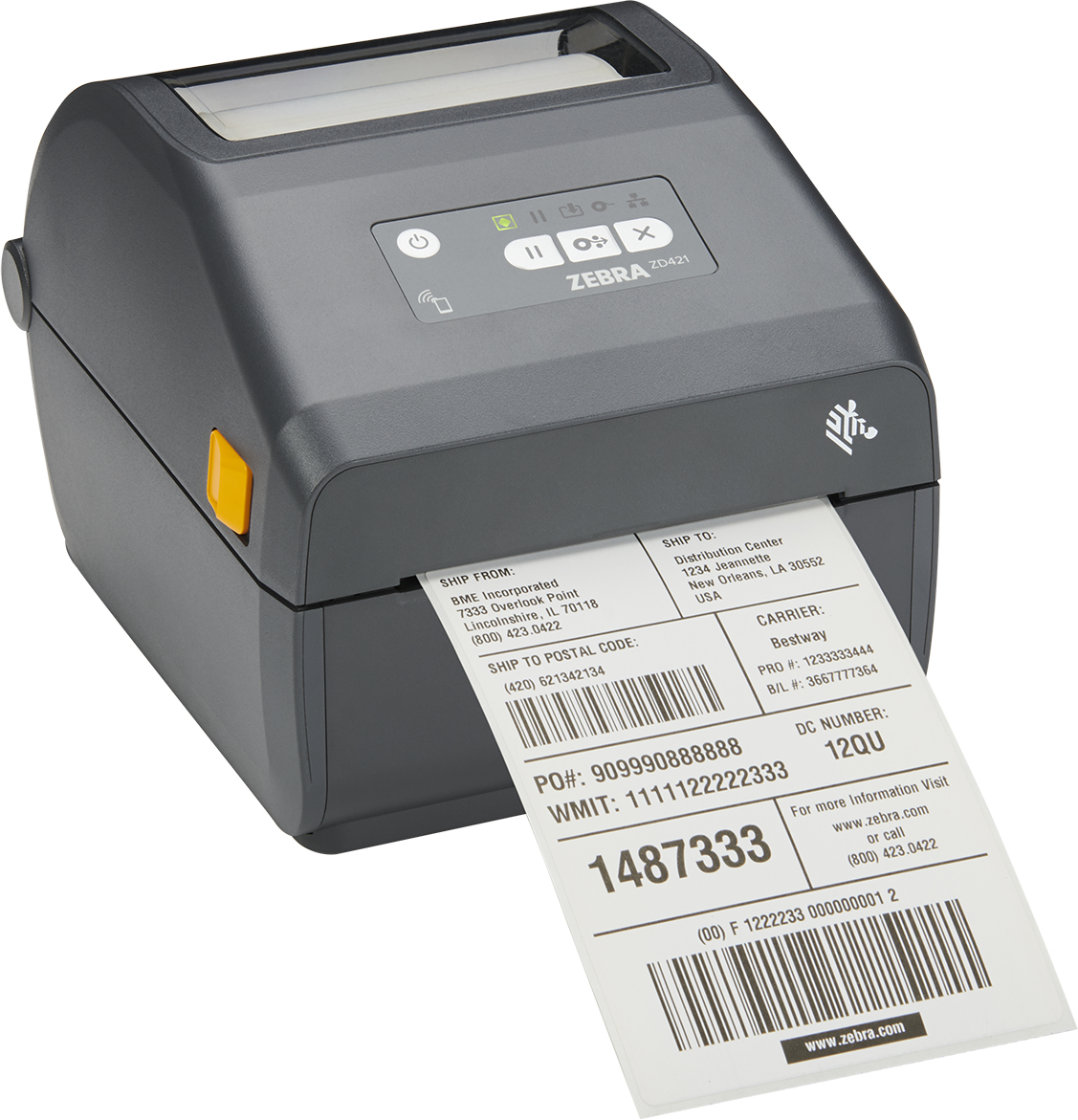Zebra ZD421 stampante per etichette (CD) Trasferimento termico …