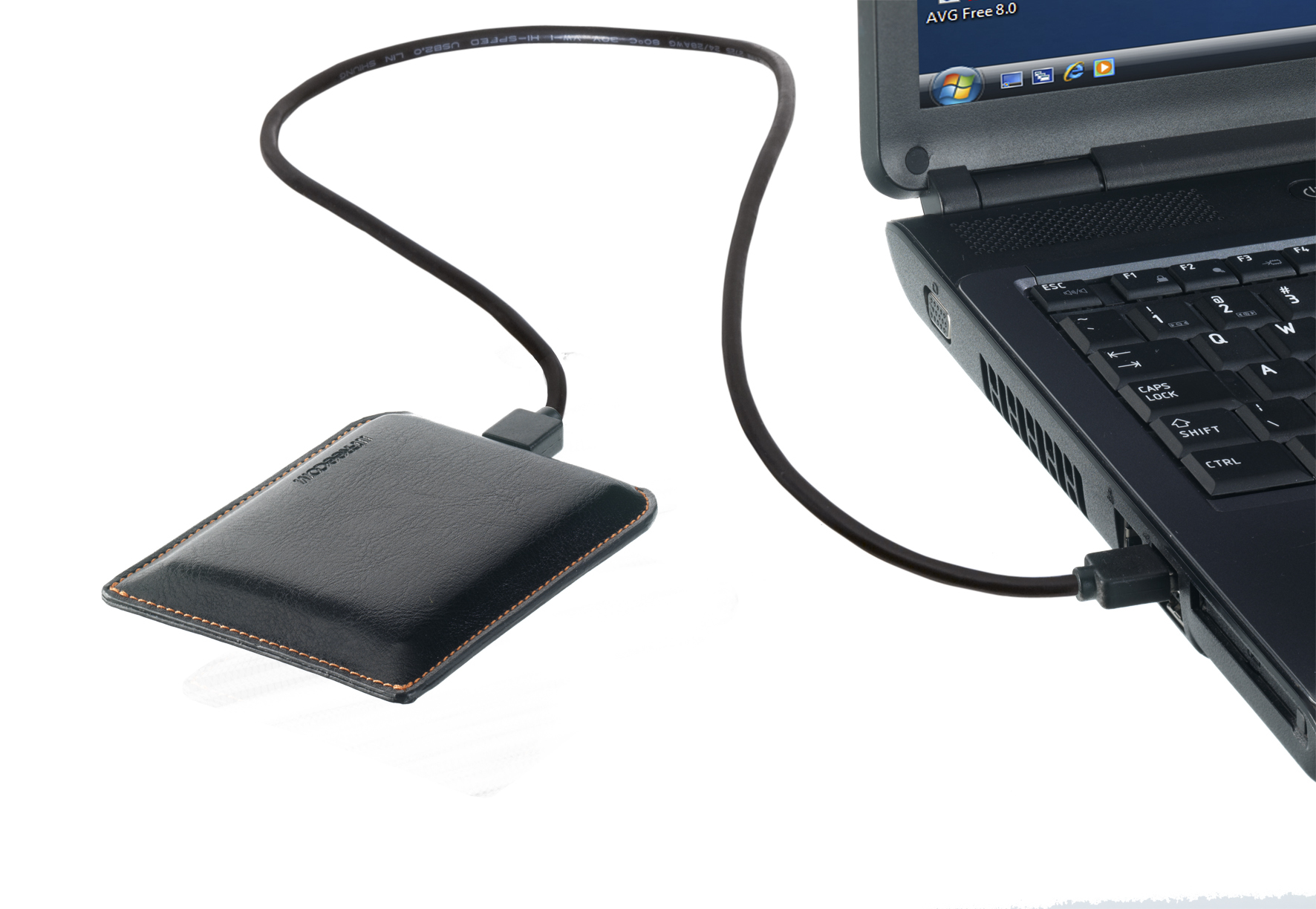 Freecom XXS Leather external hard drive 2 TB 2.5″ USB Type-A 3.2 Gen 1 (3.1 Gen 1) Black image 5