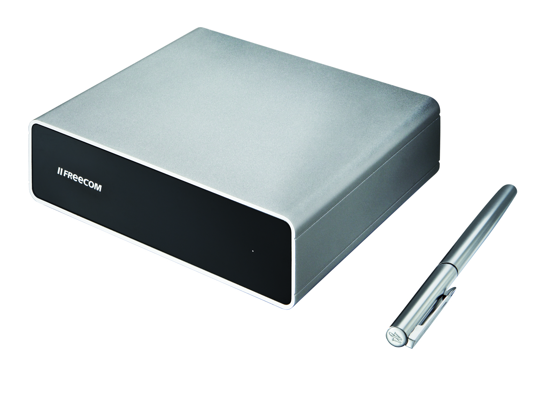 Freecom Quattro 3.0 external hard drive 8 TB 3.5″ USB 3.2 Gen 1 (3.1 Gen 1) Black, Stainless steel image 4