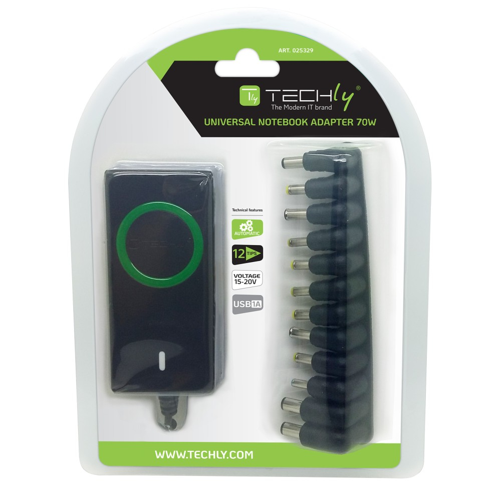 Techly Universal Notebook AC Power and LCD – image 2