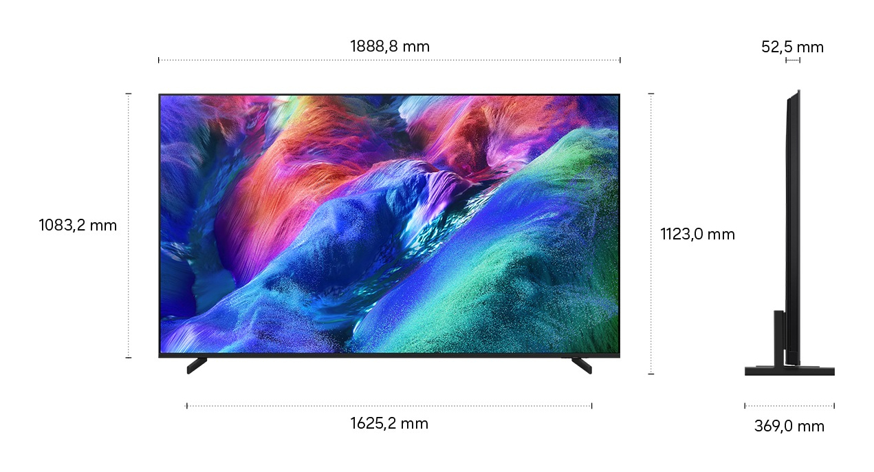 Samsung GMR85R85HAUXZG TV 2.16 m (85") 4K Ultra HD Smart TV Wi-Fi Black, Titanium – image 3