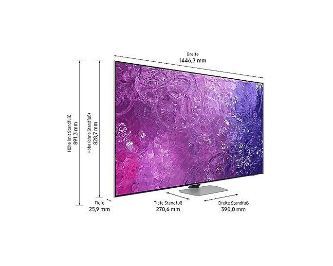 Samsung GQ65QN93 165.1 cm (65") 4K Ultra HD Smart TV Wi-Fi Silver – image 3