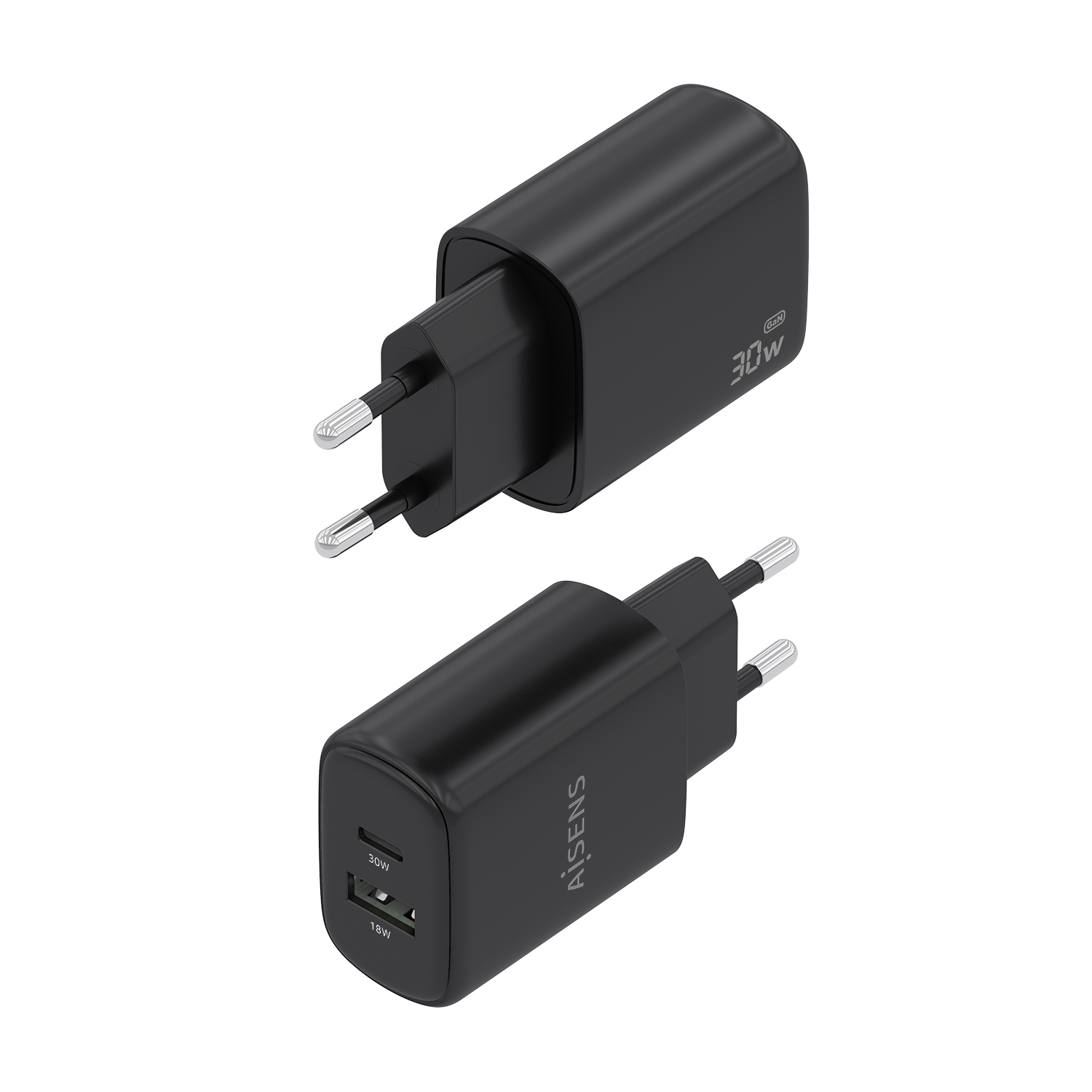 AISENS A110-0978 mobile device charger Digital camera, Mobile phone, Laptop, Smartphone, Tablet, Universal Black AC Fast charging Indoor – image 3