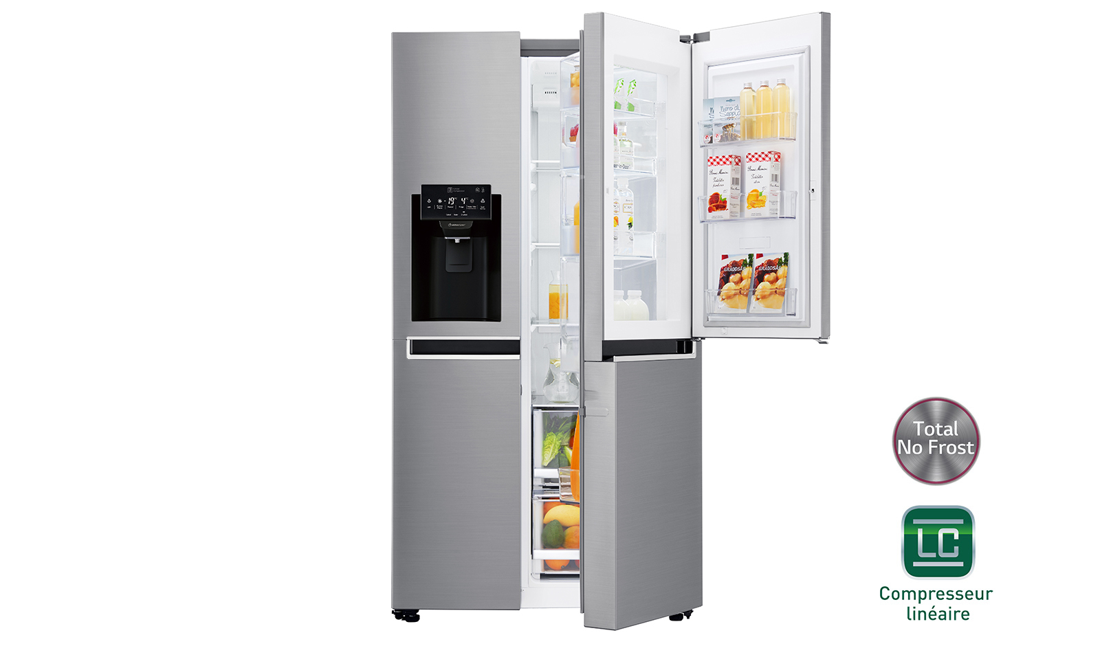 LG GSS6611PS side-by-side refrigerator Freestanding – image 1