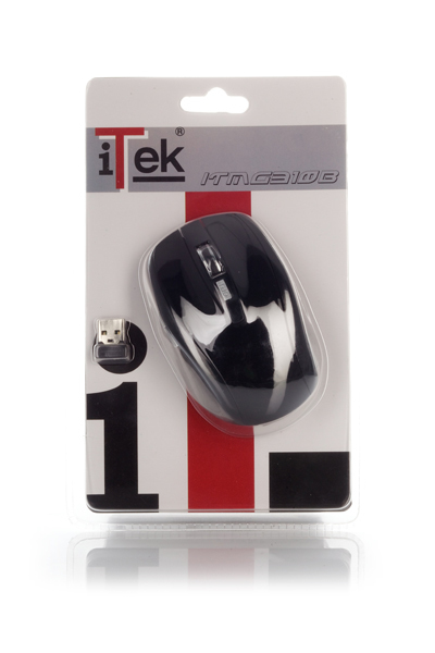 itek ITMG310B mouse Office RF Wireless Optical 1600 DPI – image 2