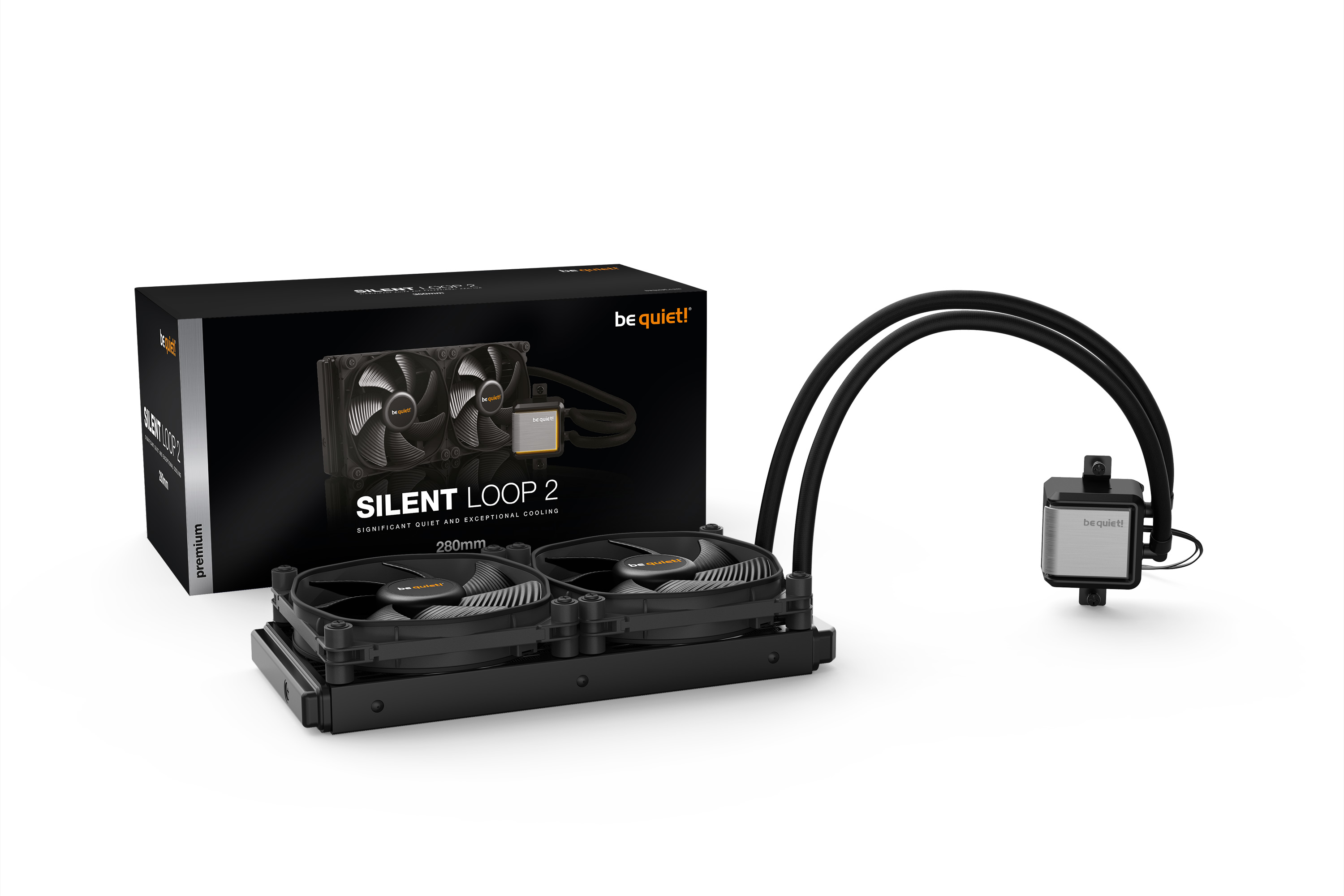 Enfriamiento Líquido be quiet! SILENT LOOP 2 - 2 Ventiladores - 1600 RPM  - BW011