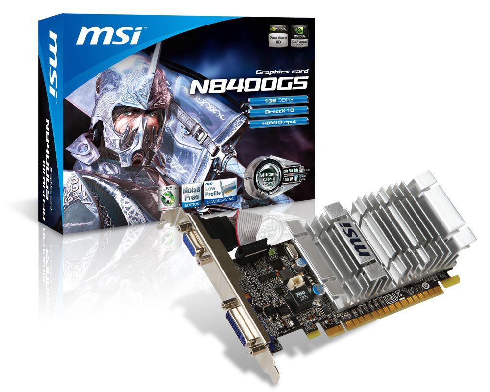 MSI N8400GS-D1GD3H/LP graphics card NVIDIA GeForce 8400 GS