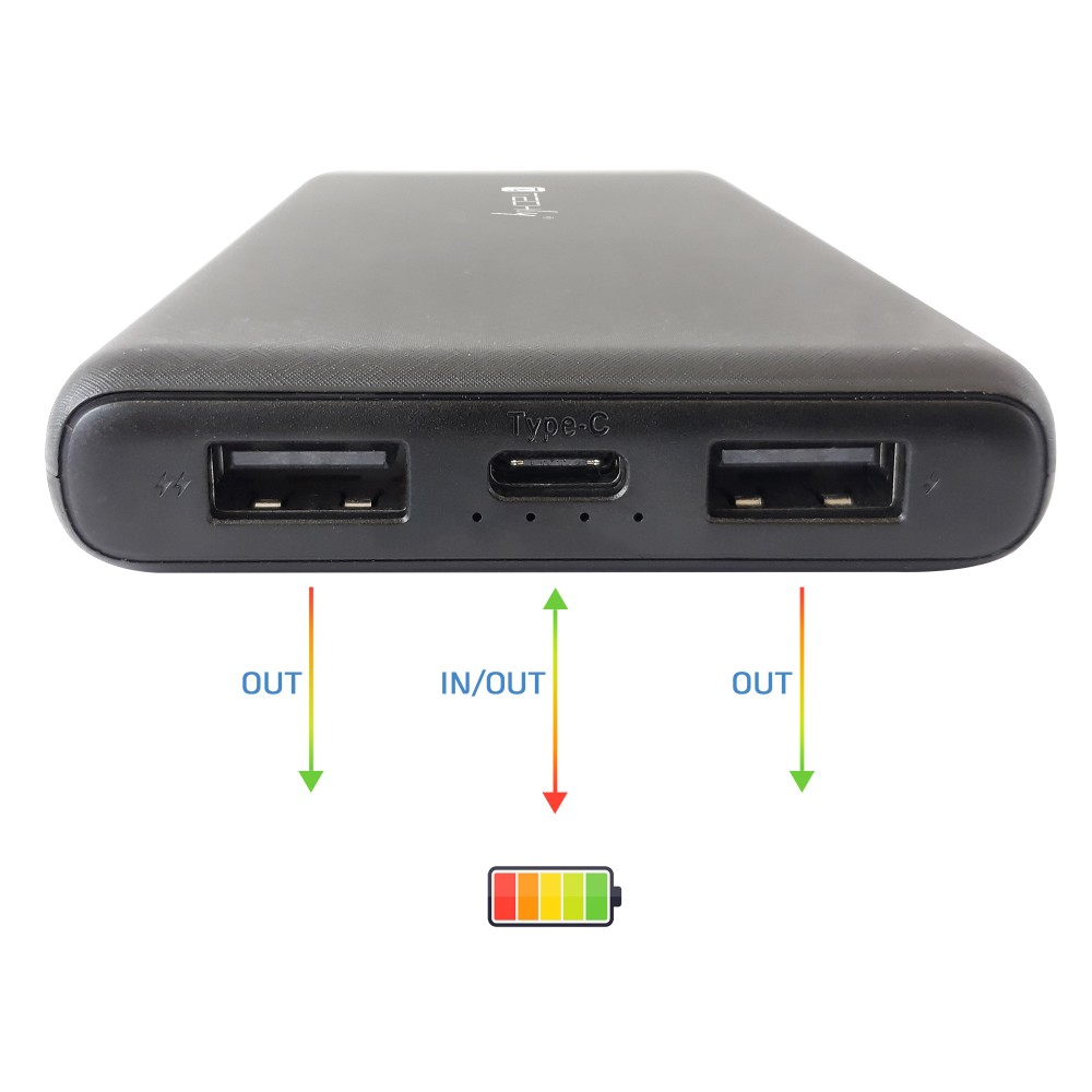 Techly I-CHARGE-10000 power bank Lithium Polymer (LiPo) – image 4