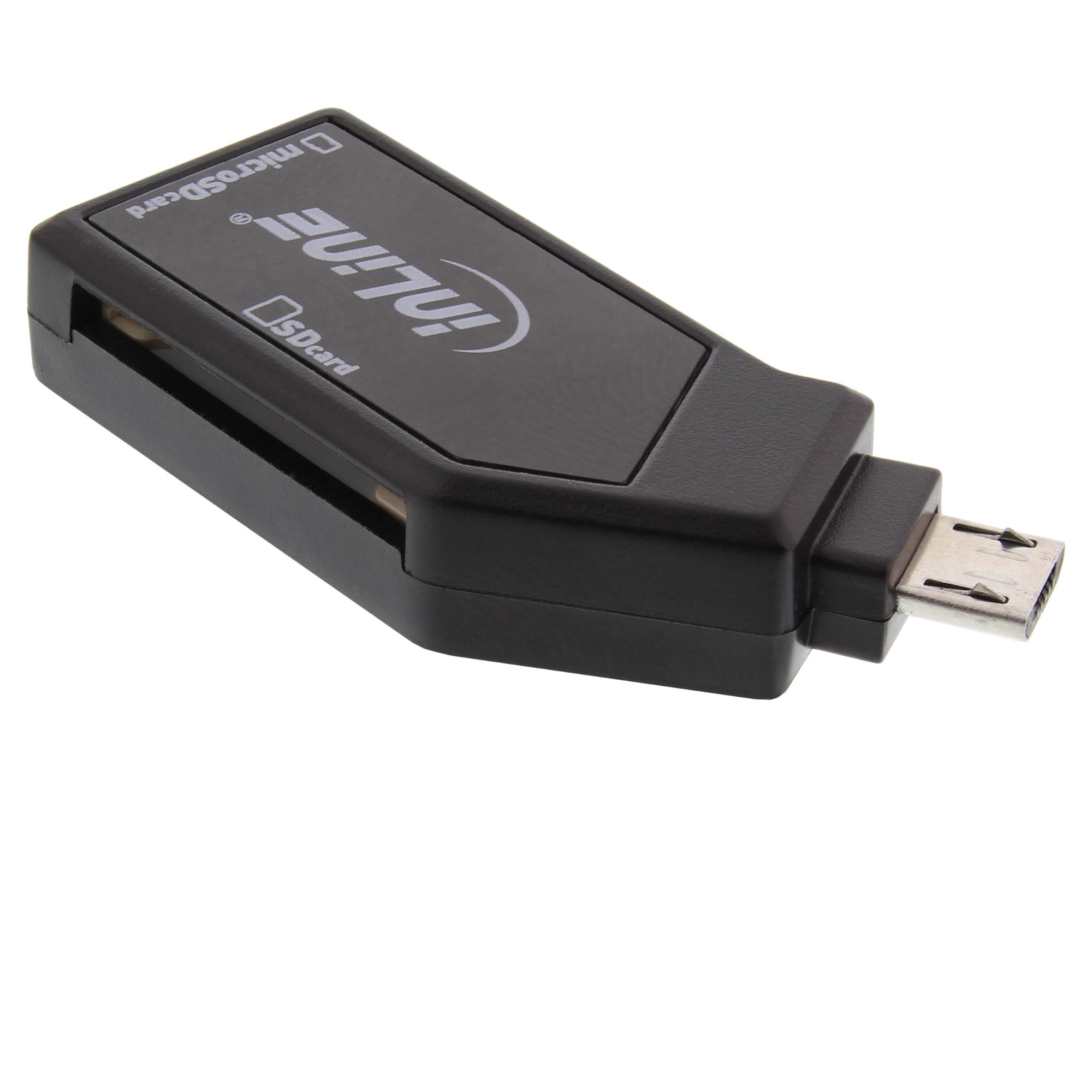 InLine OTG Mobile Card Reader USB 2.0 for SD and microSD for Android – image 2