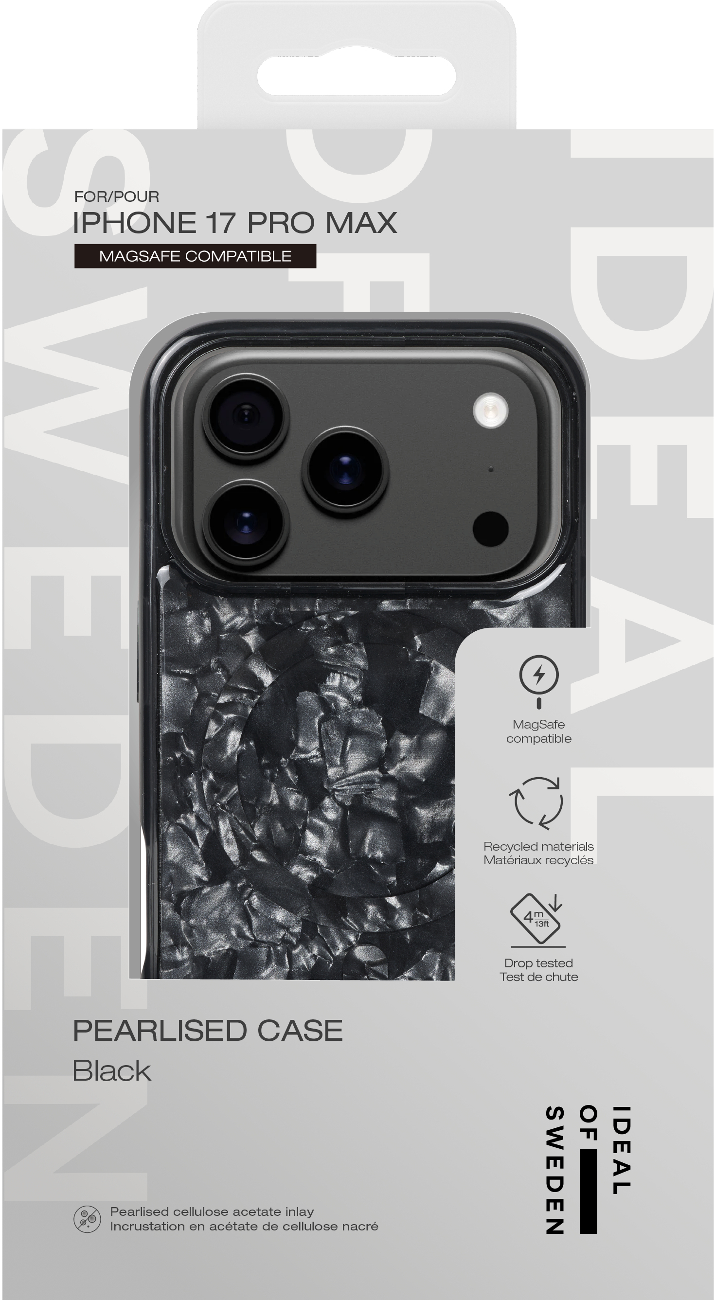 iDeal of Sweden Pearlised Case MagSafe iPhone 17 Pro Max Black – image 3