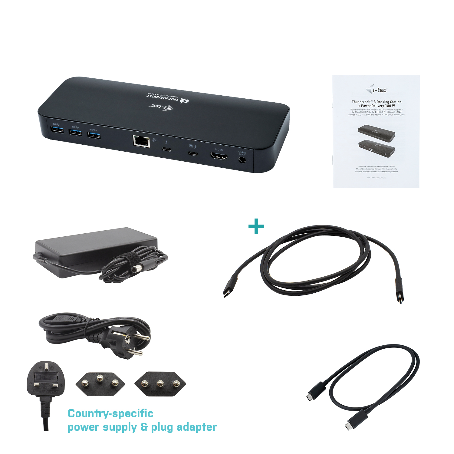i-tec Thunderbolt 3 Dual 4K Docking Station with Power Delivery – image 5
