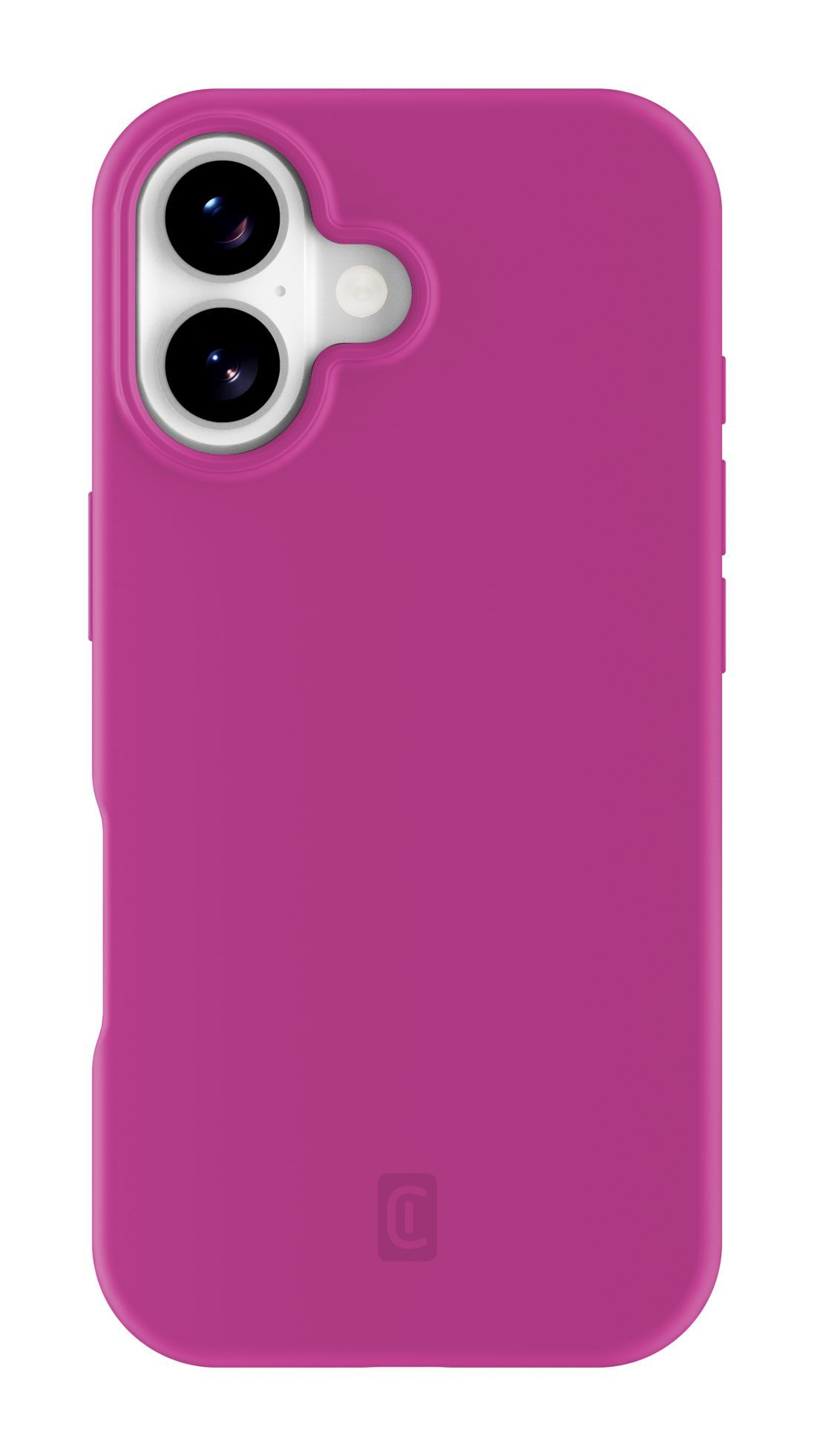 Funda móvil - CellularLine SENSATION+, Para iPhone 17, Acabado soft-touch, Interior de microfibra, Tecnología antibacteriana, Rosa