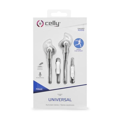 Celly FITBEATWH headphones/headset Wired In-ear White – image 3