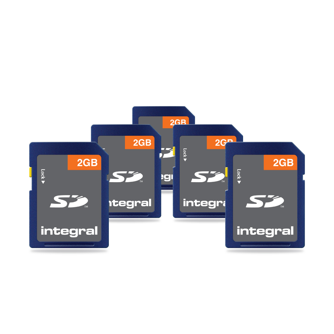 Integral 2GB 5PK SD MLC FLASH WITH METAL CARD CASE – image 4