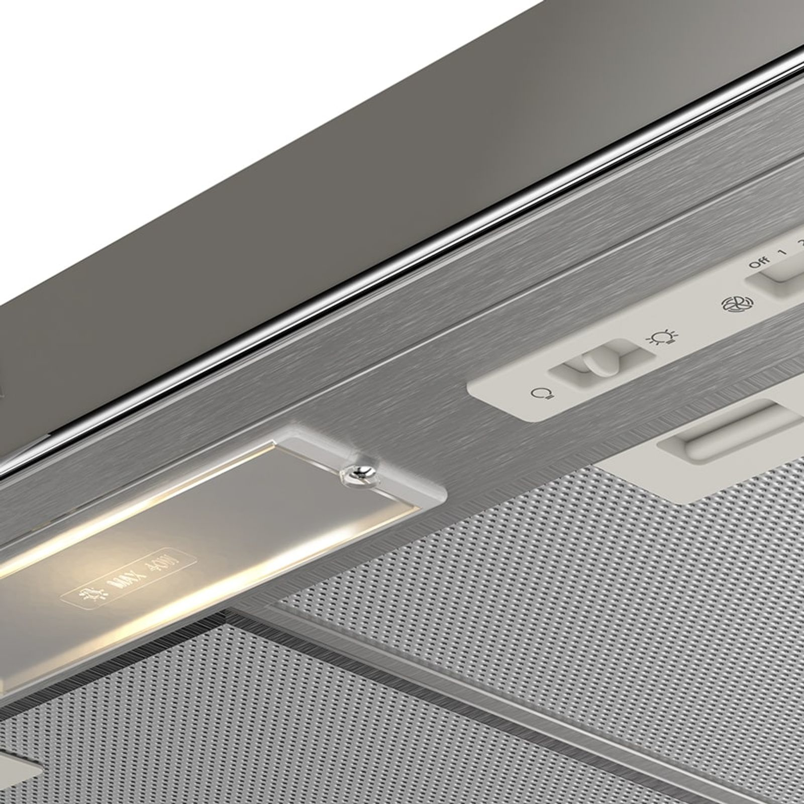 Whirlpool WH8010S cooker hood Built-under Grey 323 m³/h – image 2