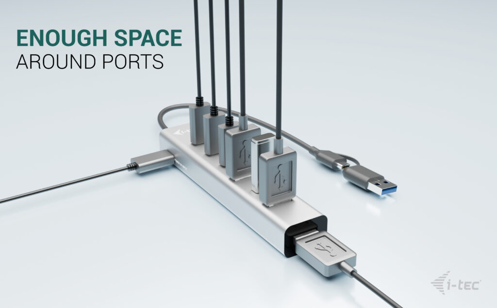 i-tec USB-C/USB-A Charging Metal HUB 7 port (3x USB-C, 4x USB-A) – image 9