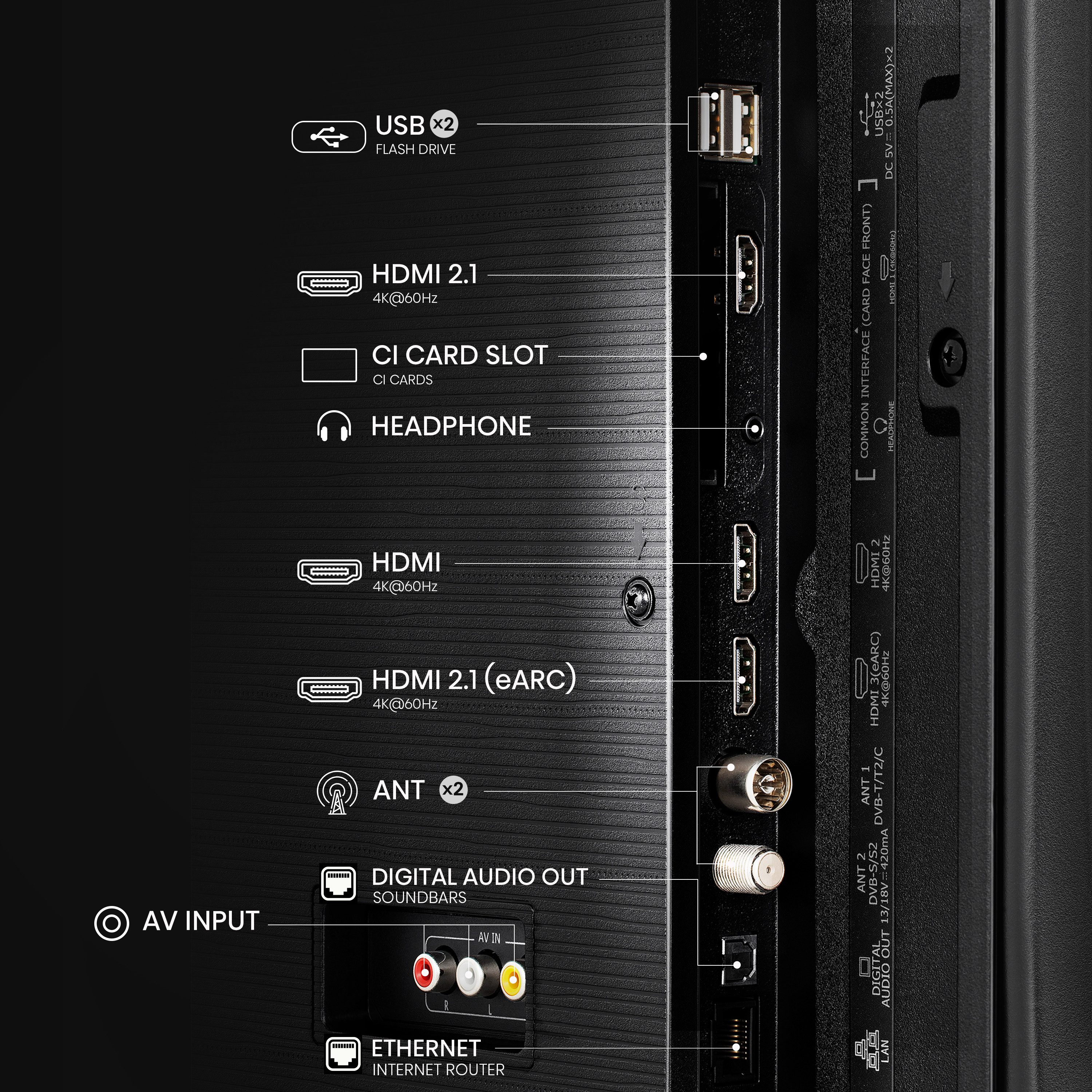 Hisense E6Q 43" — vue 1 sur 5