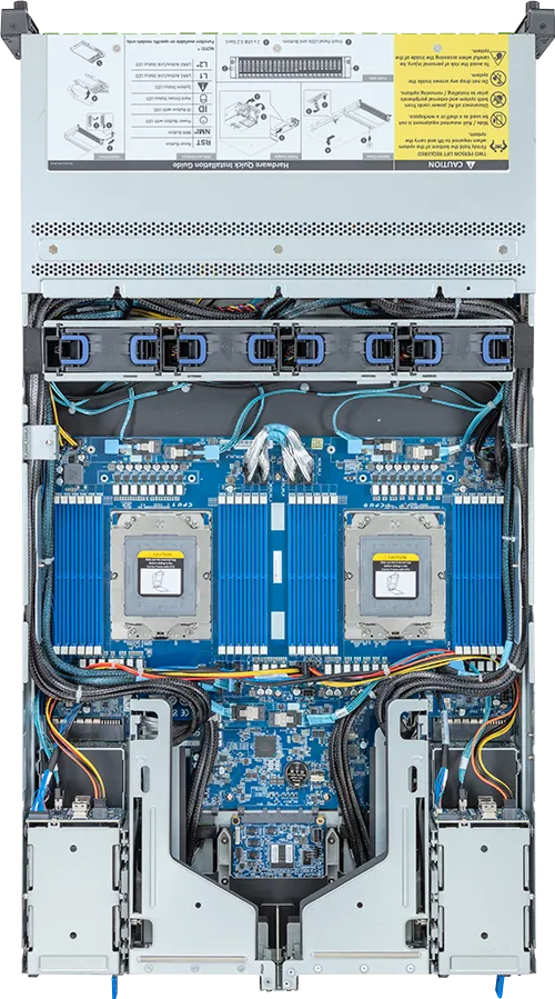 GIGABYTE R283-Z92-AAJ1 LGA 6096 Rack (2U) Black, Steel – image 3