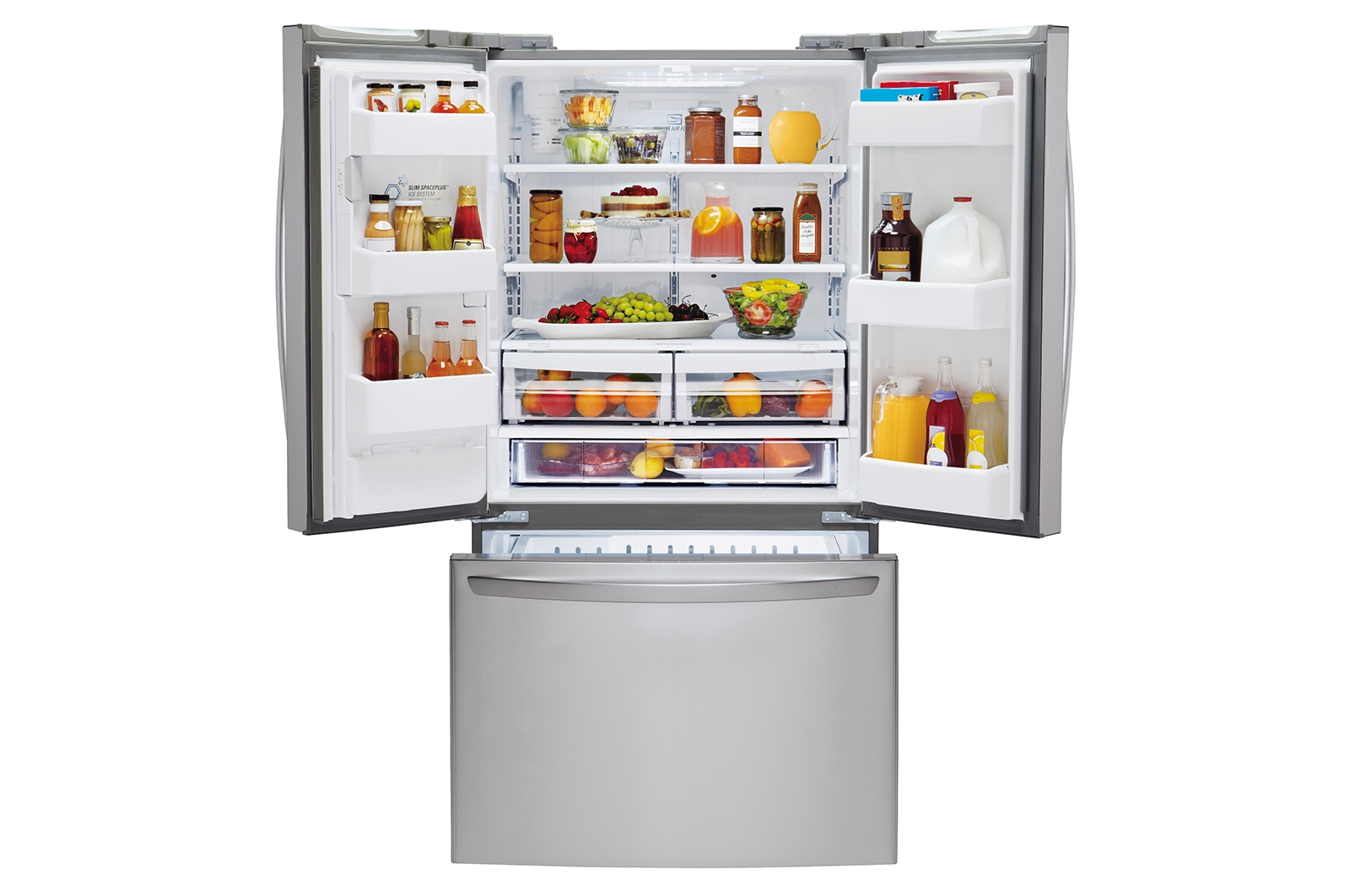 LG GC-M258USNV side-by-side refrigerator Freestanding – image 2