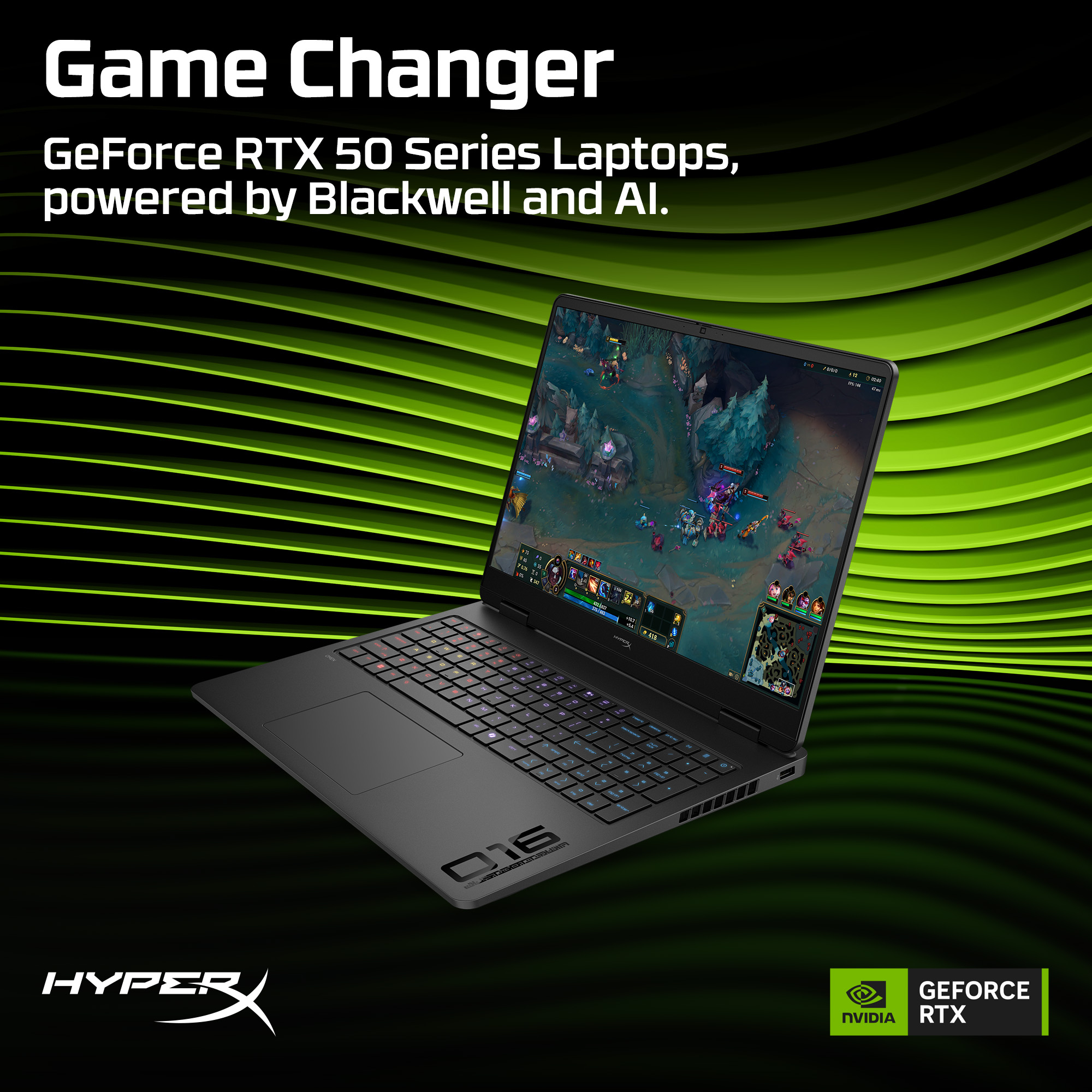 HP HyperX OMEN 16 inch Gaming Laptop PC 16-am2503na – image 8
