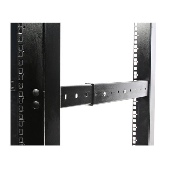 StarTech.com 25U Adjustable Depth 4 Post Open Frame Server Rack Cabinet – image 2